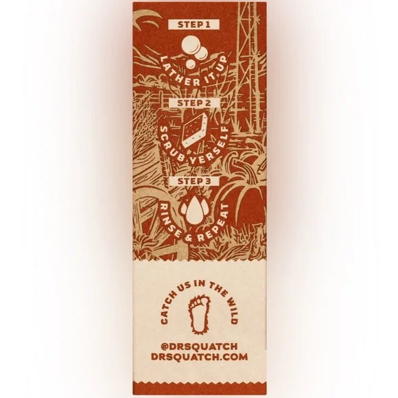 DR. SQUATCH NATURAL BAR SOAP. DRUNKEN PUMPKIN. LIMITED EDITION. 5 oz - Picture 2 of 4